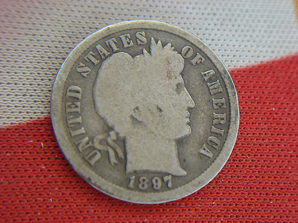 1897 S Barber Dime - Early Date, Excellent Condition (US Coin)