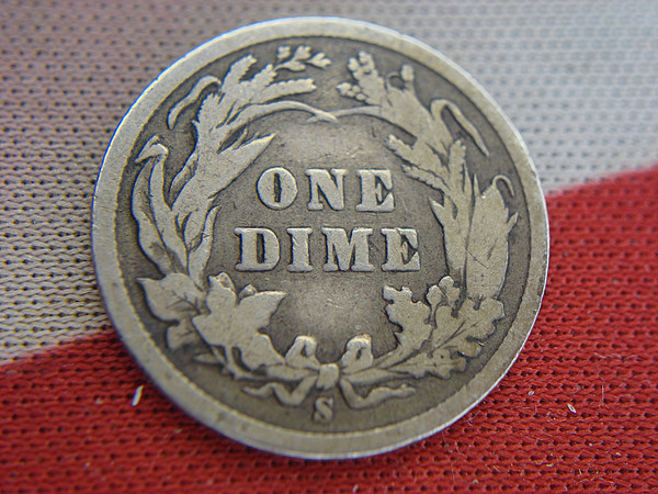 1897 S Barber Dime - Early Date, Excellent Condition (US Coin)