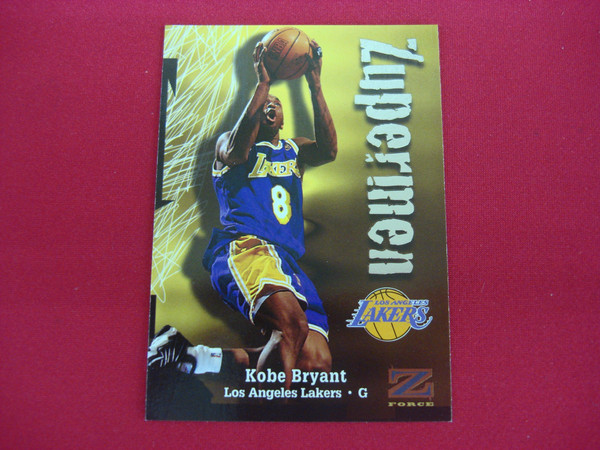 1998-99 Skybox Z Force Zupermen Kobe Bryant Basketball Card #195 - Excellent Condition
