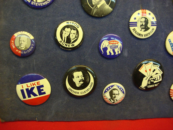 Vintage-Style Political Button Collection - 24 Unique Pieces
