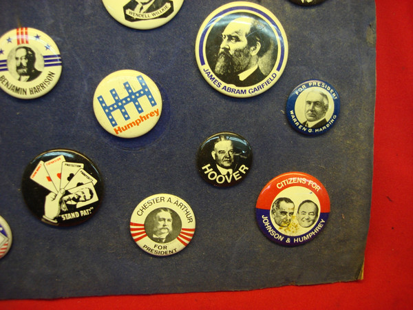 Vintage-Style Political Button Collection - 24 Unique Pieces