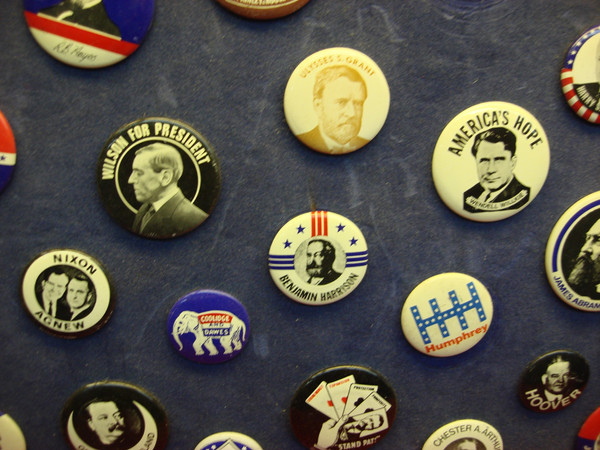 Vintage-Style Political Button Collection - 24 Unique Pieces