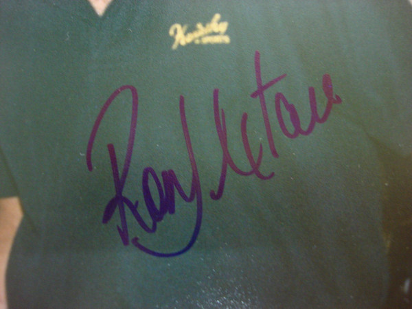 Bernie Parent & Ron Hextall Signed 8x10 Photo - HOF Hockey Autograph, Rare Find