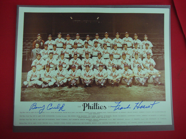 Vintage 1946 Philadelphia Phillies Autographed Photo (8x10) - Authenticated Collection