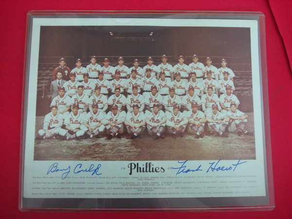 Vintage 1946 Philadelphia Phillies Autographed Photo (8x10) - Authenticated Collection