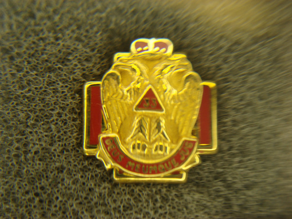 Vintage Gold-Filled Masonic Pins Set - 33rd Degree Scottish Rite & Complementary Pin