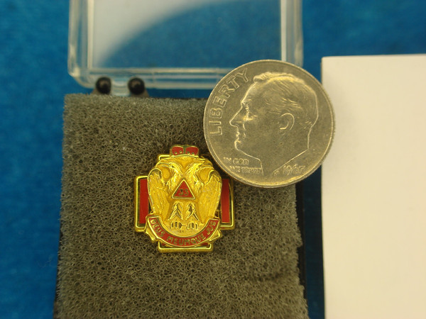 Vintage Gold-Filled Masonic Pins Set - 33rd Degree Scottish Rite & Complementary Pin