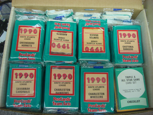 Complete 1990 ProCards Minor League Baseball Set - 88 Team Sets + All-Stars
