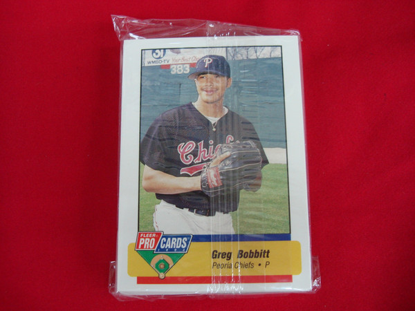 1994 Fleer ProCards Peoria Chiefs Minor League Baseball Team Set - Chicago Cubs Affiliate
