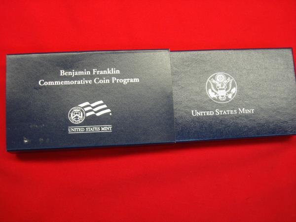 2006 Proof Benjamin Franklin Silver Dollar - Founding Fathers Commemorative Coin (.900 Fine Silver)