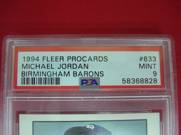 Michael Jordan 1994 Fleer ProCards Minor League Baseball Card #633 PSA 9 Gem Mint