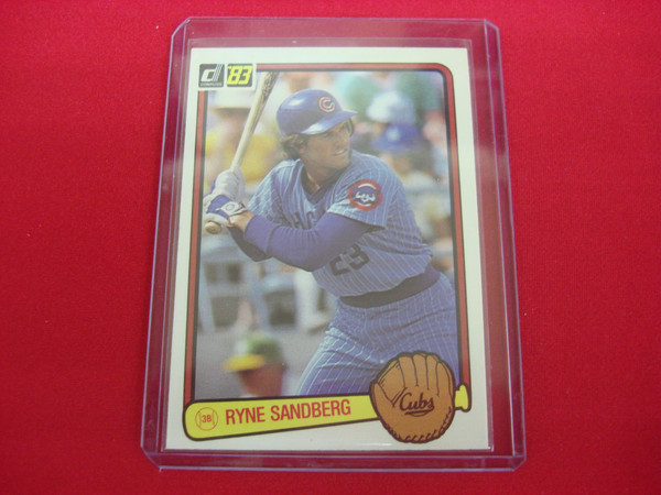 1983 Donruss Ryne Sandberg Rookie Card #277 RC - Chicago Cubs (Hall of Famer)