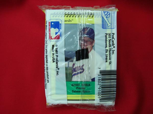 1991 Salinas Spurs ProCards Minor League Baseball Card Set - Factory Sealed & Complete