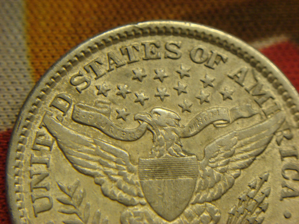 1898 Barber Quarter - High Detail, Attractive Toning - US Silver Coin