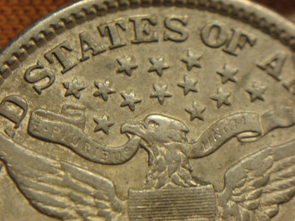 1898 Barber Quarter - High Detail, Attractive Toning - US Silver Coin