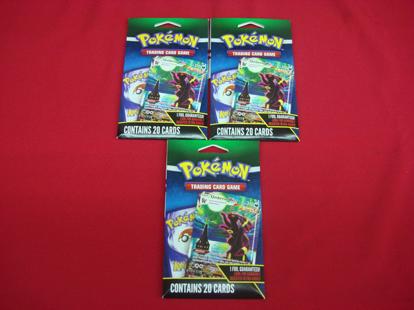 🔥 3x Pokemon TCG Umbreon VMAX Walmart Exclusive Booster Packs (60 Cards, Guaranteed Foil!) 🔥