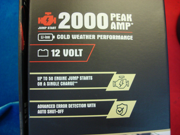 Viking 59491 2000 AMP Lithium Jump Starter & Power Bank - New, Unopened