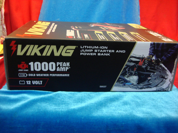 Viking 59527 1000A Lithium Jump Starter & Power Bank - New, Unopened