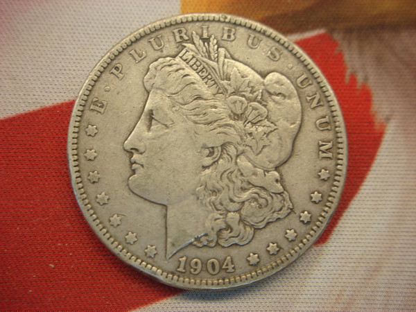 1904 Morgan Silver Dollar - Full Rims, Great Detail & Natural Toning