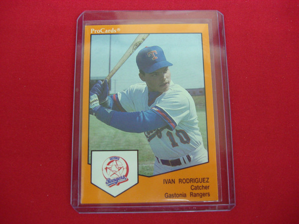 1989 ProCards Ivan Rodriguez Gastonia Rangers Rookie Card #1006 MiLB Baseball Card