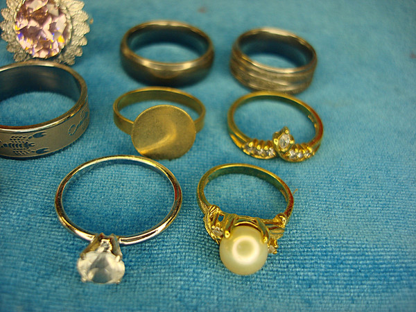 Vintage & Modern Fashion Ring Lot of 15 - Estate Finds, Unique Designs Under $3 Each