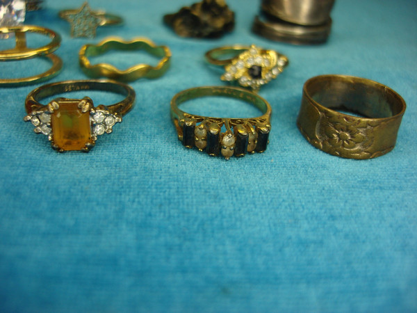 Vintage & Modern Fashion Ring Lot of 15 - Unique Jewelry Collection Under $3 Each