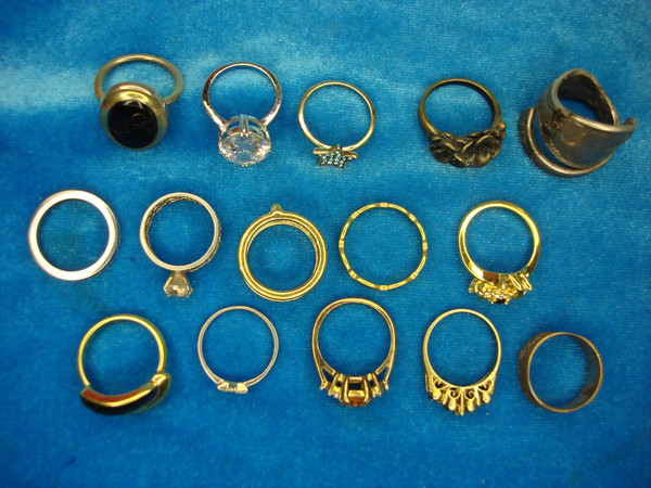 Vintage & Modern Fashion Ring Lot of 15 - Unique Jewelry Collection Under $3 Each