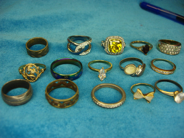 Vintage to Modern Fashion Ring Lot - 15 Unique Estate Rings Under $3 Each