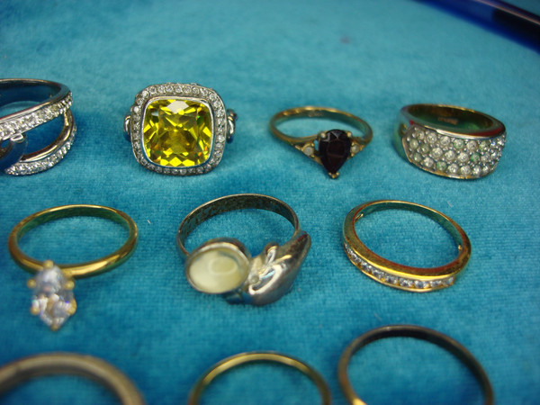 Vintage to Modern Fashion Ring Lot - 15 Unique Estate Rings Under $3 Each
