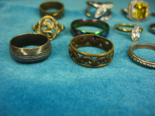 Vintage to Modern Fashion Ring Lot - 15 Unique Estate Rings Under $3 Each