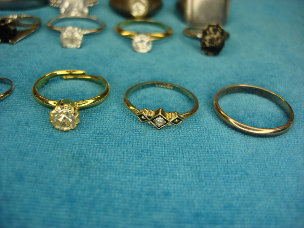 Vintage & Modern Fashion Ring Lot (15 pcs) - Unique Styles, Great Value