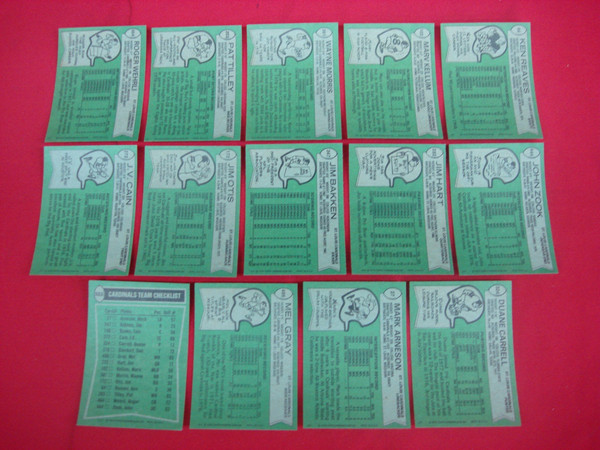 1978 Topps St. Louis Cardinals Football Card Lot (14 Cards) - EX-MT Condition