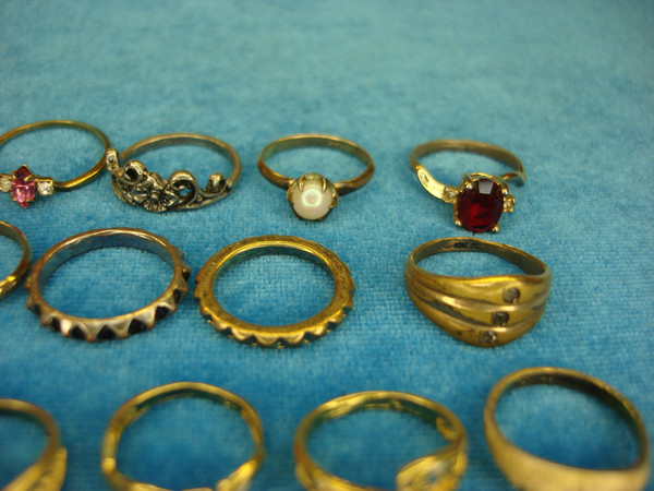 Vintage & Modern Fashion Ring Lot - 15 Dainty, Unique Pieces Under $3 Each