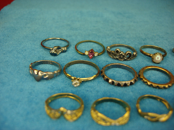 Vintage & Modern Fashion Ring Lot - 15 Dainty, Unique Pieces Under $3 Each