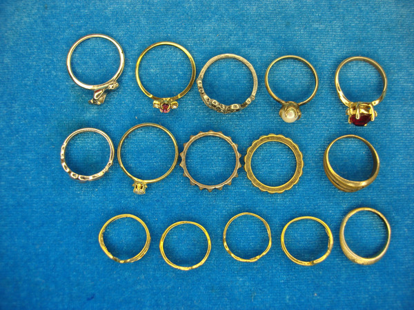 Vintage & Modern Fashion Ring Lot - 15 Dainty, Unique Pieces Under $3 Each