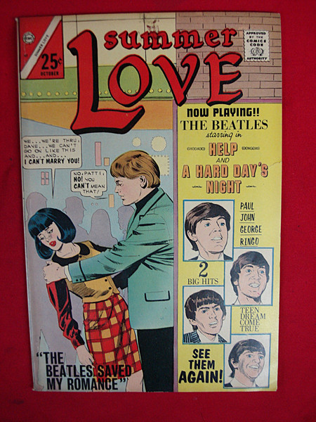 Summer Love #47 (Oct 1966) - The Beatles Saved My Romance - Charlton Comics - Fine/Very Fine