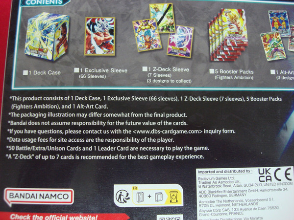 Dragon Ball Super Card Game Gift Collection 2022 - Factory Sealed Box