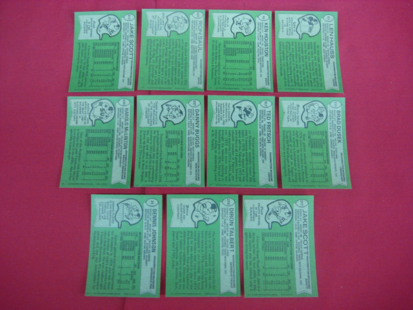 Vintage 1978 Topps Washington Redskins Football Card Lot (11 Cards) - Excellent to Mint Condition