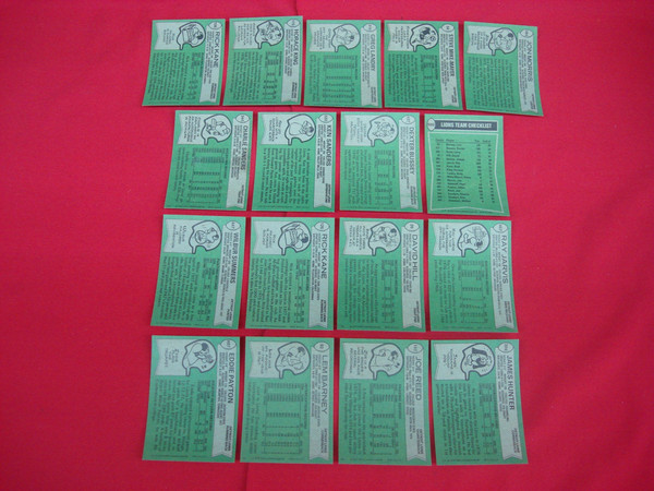 Vintage 1978 Topps Detroit Lions Football Card Lot (17 Cards) - EX-MT+ Condition