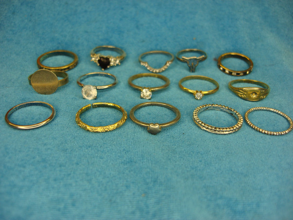 Vintage & Modern Fashion Ring Lot of 15 - Unique Estate Jewelry Under $3 Each