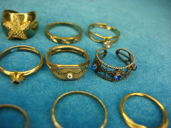 Vintage & Modern Dainty Fashion Ring Set of 15 - Estate Collection, Great Value