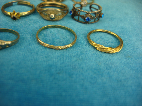 Vintage & Modern Dainty Fashion Ring Set of 15 - Estate Collection, Great Value