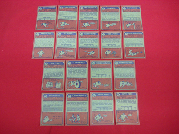 Vintage 1973 Topps Houston Oilers Football Card Lot (18 Cards, EX-MT+)