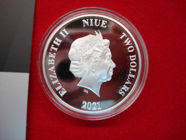 2021 NIUE Anakin Skywalker Proof Silver Coin .999 Fine - Star Wars Collectible