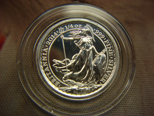 2014 S.S. Gairsoppa Recovered Silver 50 Pence Coin - 1/4 oz Shipwreck Treasure