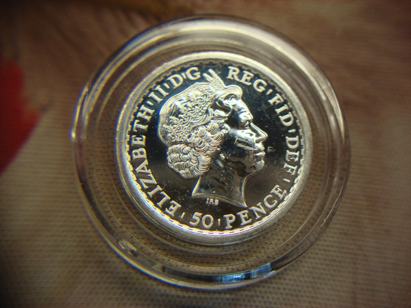 2014 S.S. Gairsoppa Recovered Silver 50 Pence Coin - 1/4 oz Shipwreck Treasure