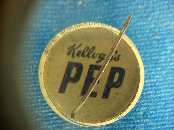 Vintage Kellogg's 'PEP' Pin - 42nd Bombardment Squadron Souvenir