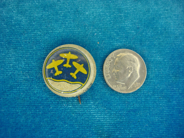 Vintage Kellogg's 'PEP' Pin - 42nd Bombardment Squadron Souvenir