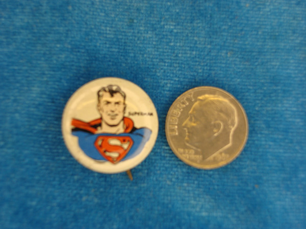 Vintage Superman Kellogg's PEP Pin - Collectible Comic Era Gift