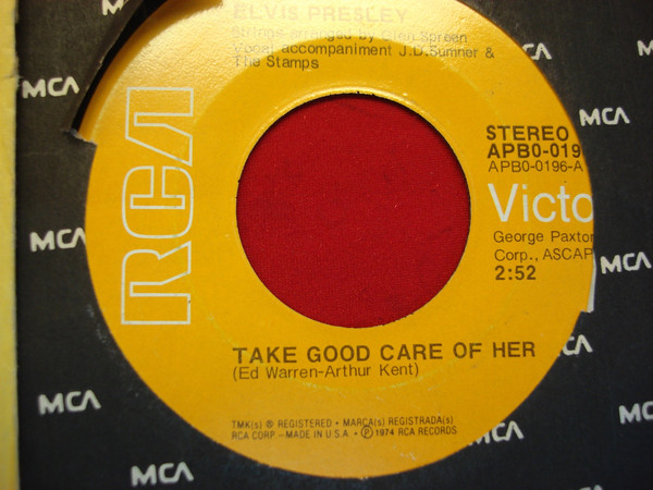 Vintage Elvis Presley 45s - Group of 5 Classic Hits